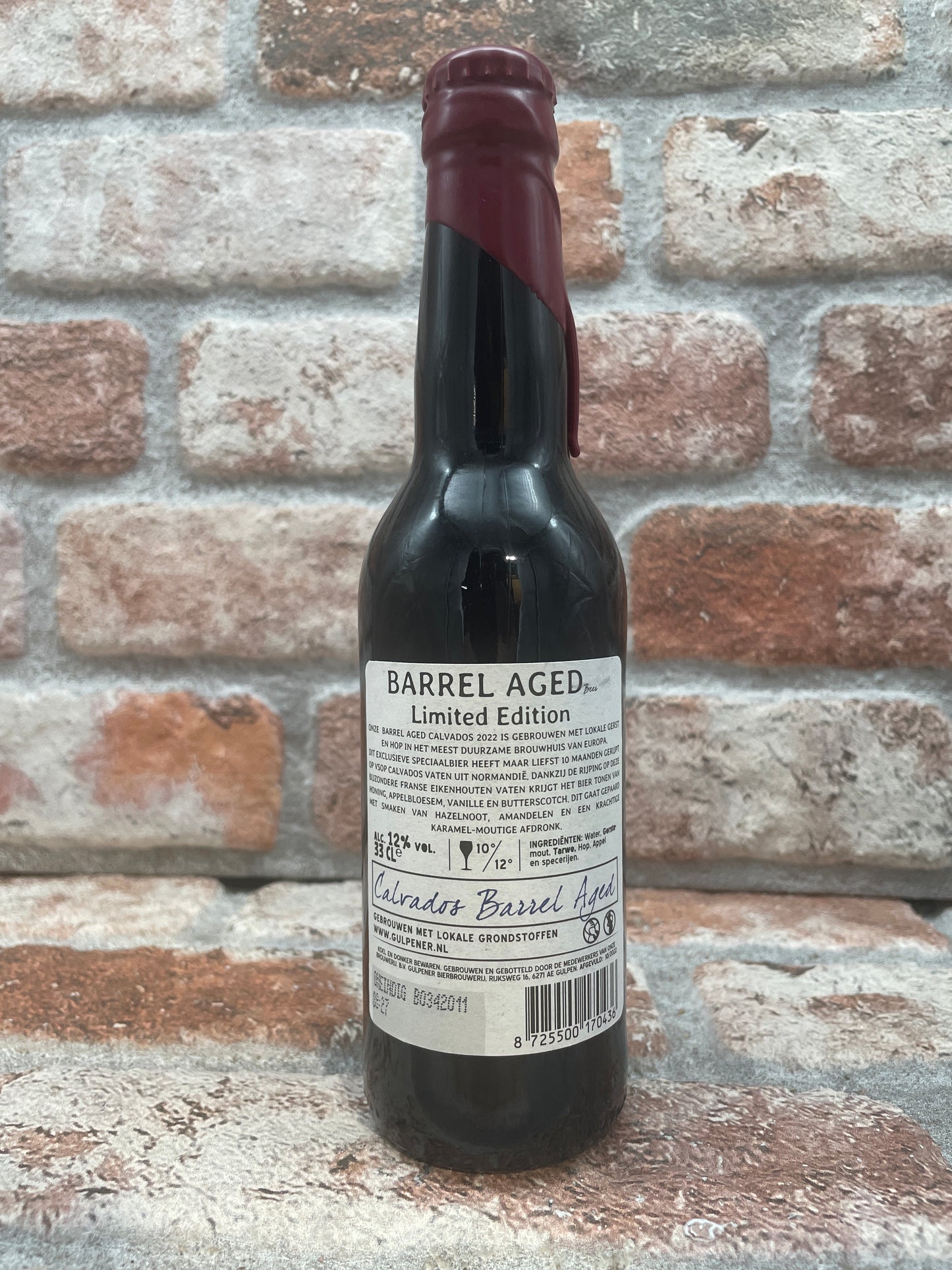 Gulpener Barrel Aged Quadrupel _ Calvados 2022 Quadrupel - 33 CL