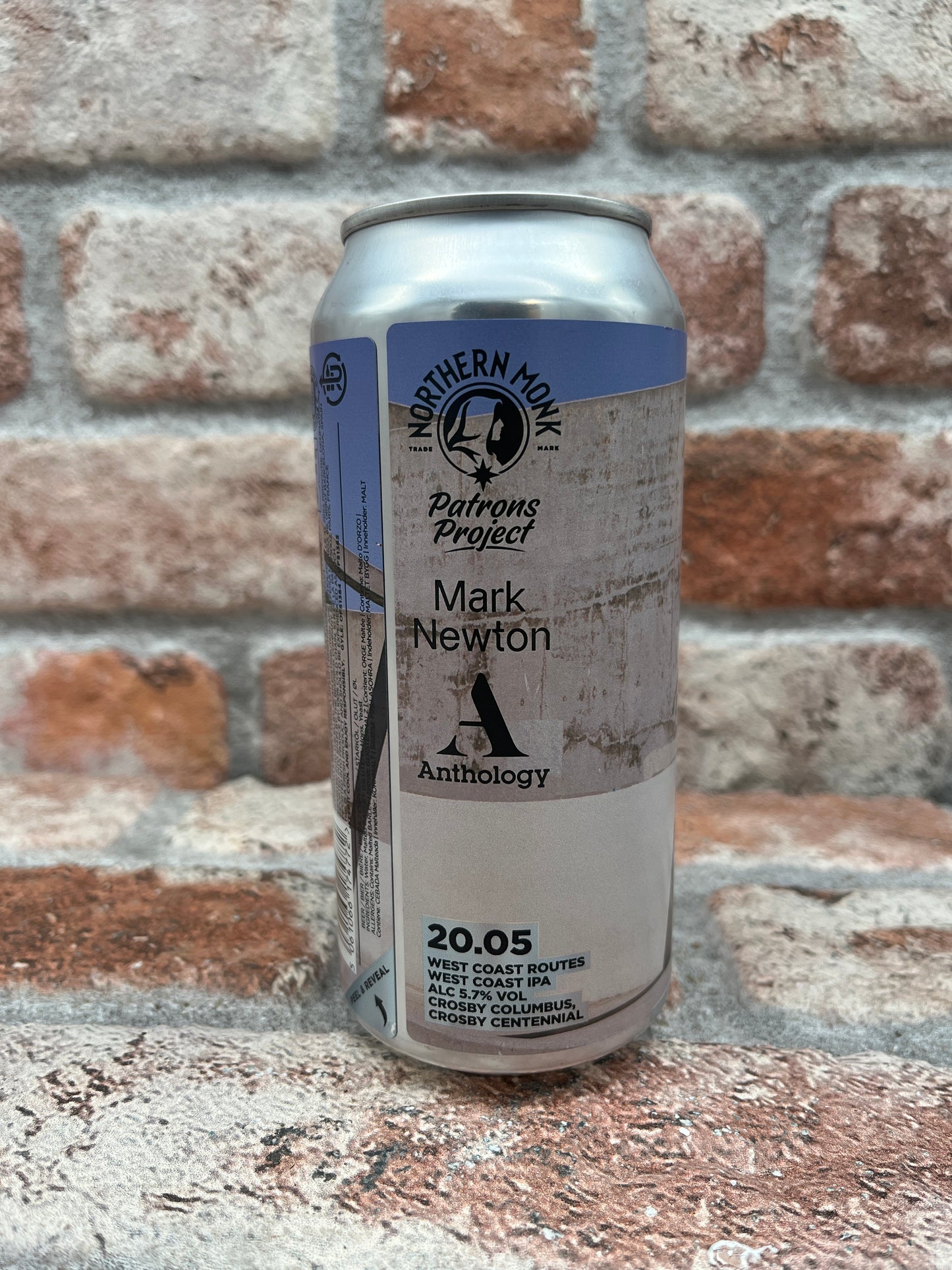 Northern Monk Patrons Project 20.05 // Mark Newton // West Coast // Anthology Brewing IPA - 33 CL