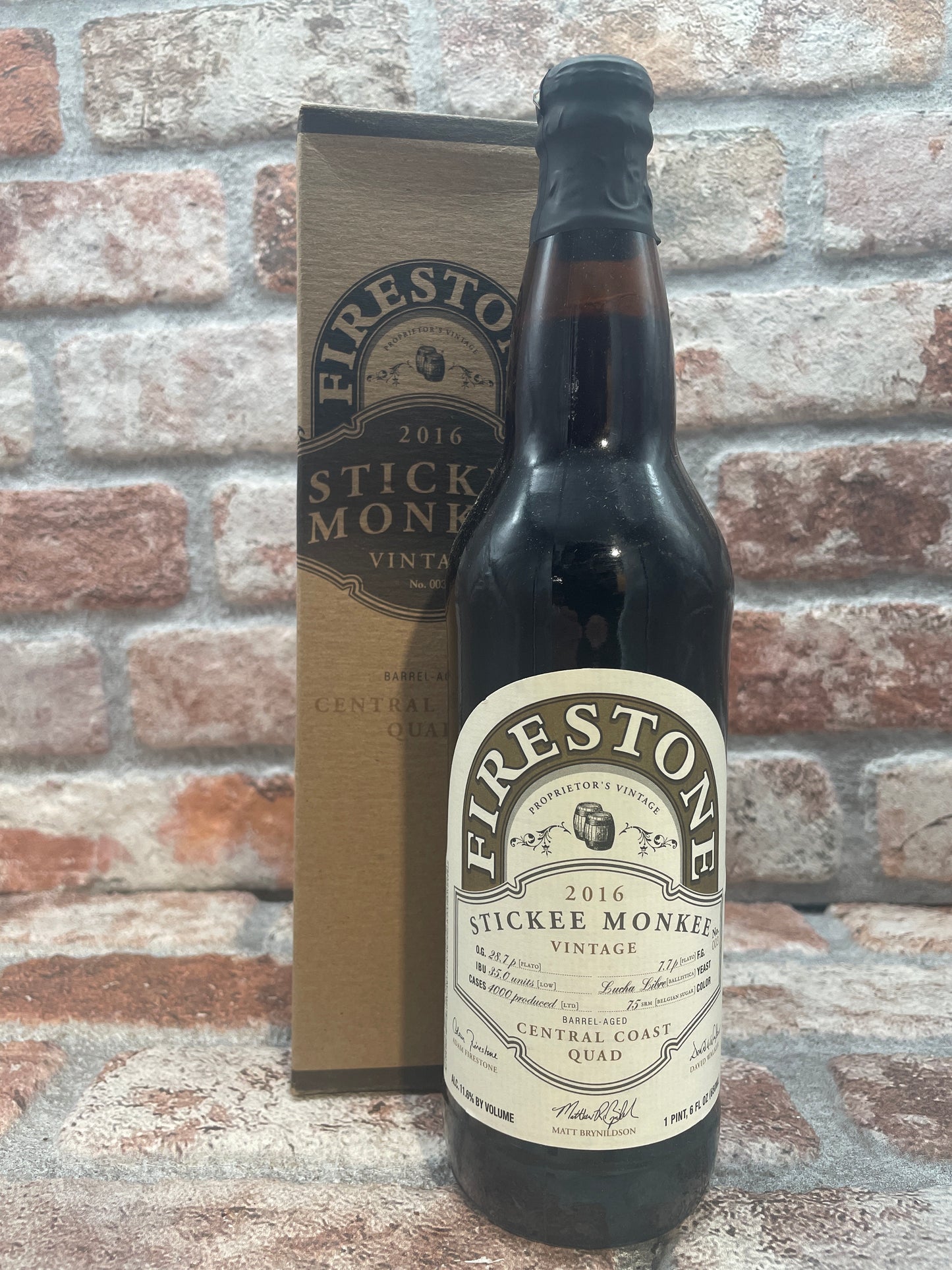 Firestone Stickee Monkee 2016 Quadrupel - 65 CL