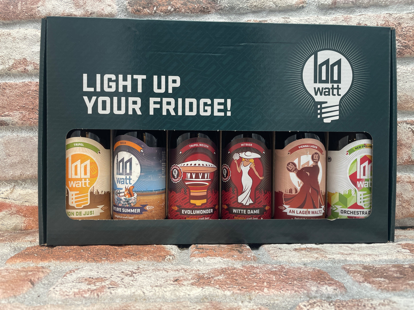 100 Watt Cadeauset 6 fles - 33 CL