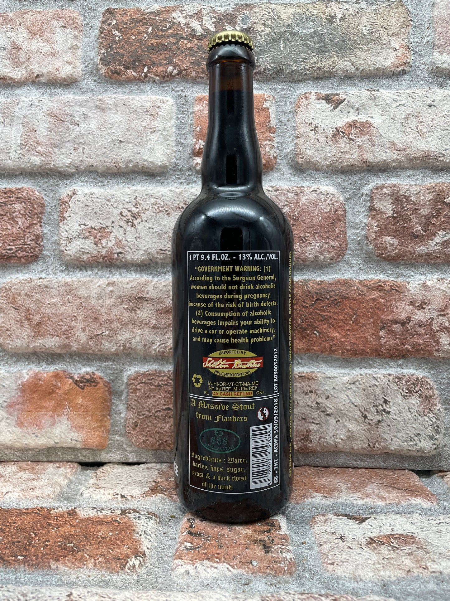 De Struise Brouwers Black Damnation III - Black Mess 2012 Stout - 75 CL