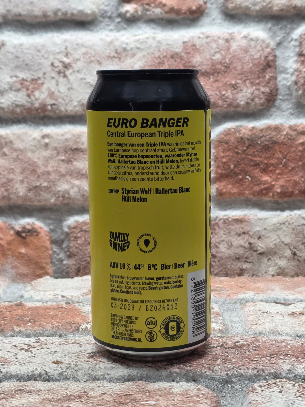 Rock City Brewing Euro Banger IPA - 44 CL