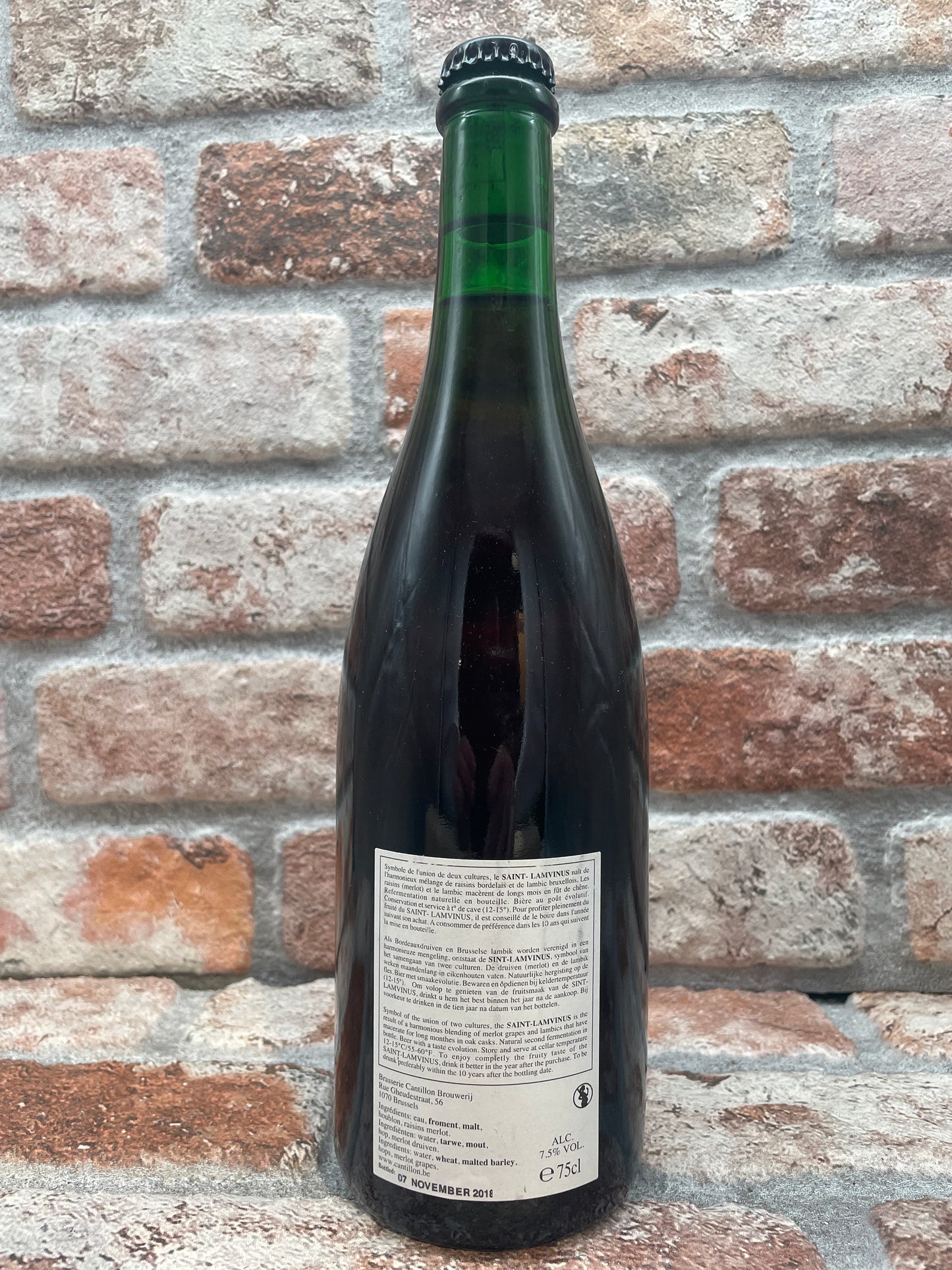 Cantillon Saint Lamvinus 2018 Lambiek/Geuze - 75 CL