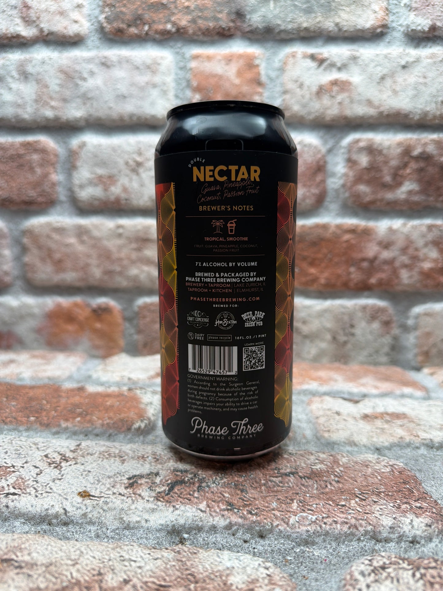 Phase Three Brewing Double Nectar Guava // Mango // Pineapple Sour - 47.3 CL (1 pint)