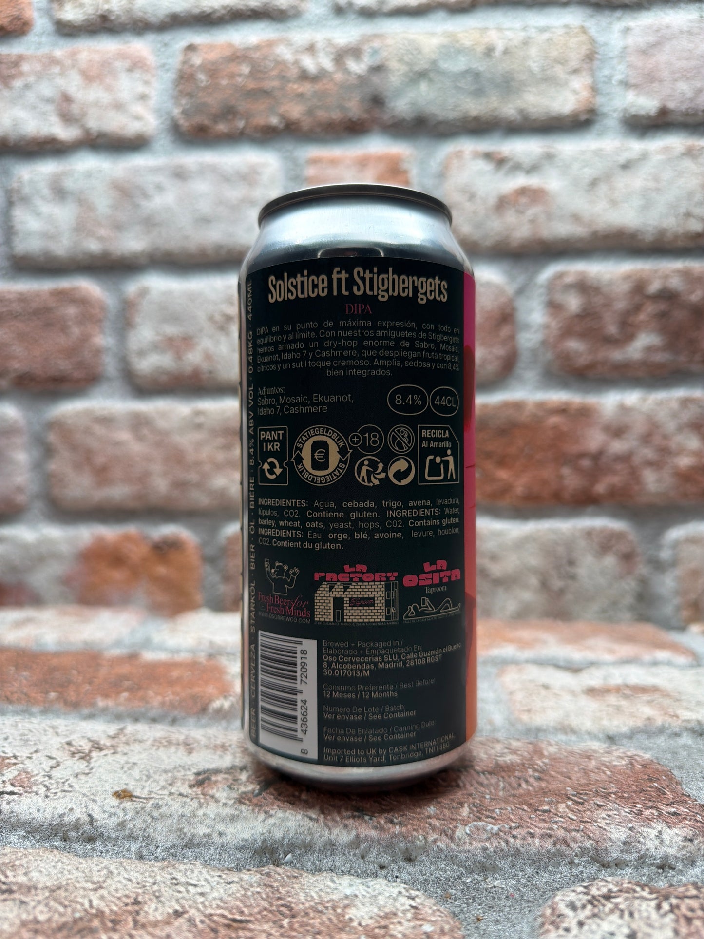 Oso Brew Co Solstice IPA - 44 CL