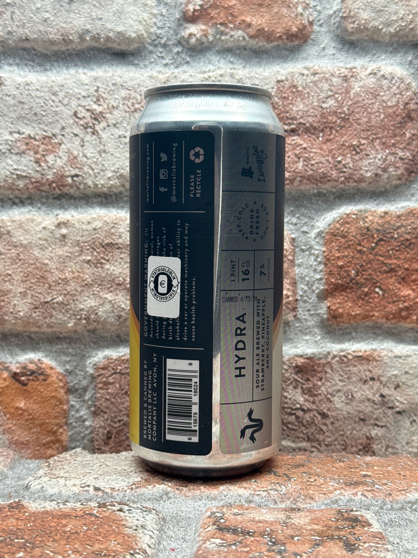 Mortalis Brewing Company Hydra | Pineapple + Strawberry + Coconut Sour - 44 CL