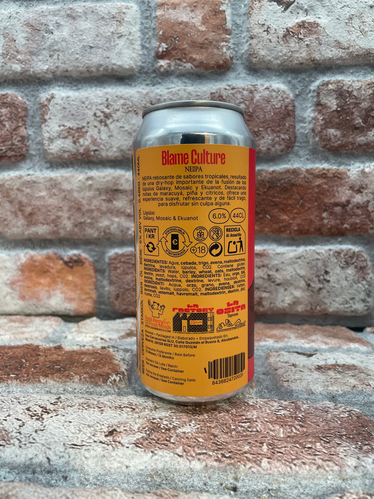 Oso Blame Culture NEIPA - 44 CL