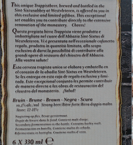 Westvleteren 12 Giftbox incl 2 glazen 2012 bouwsteen Trappist - 33 CL