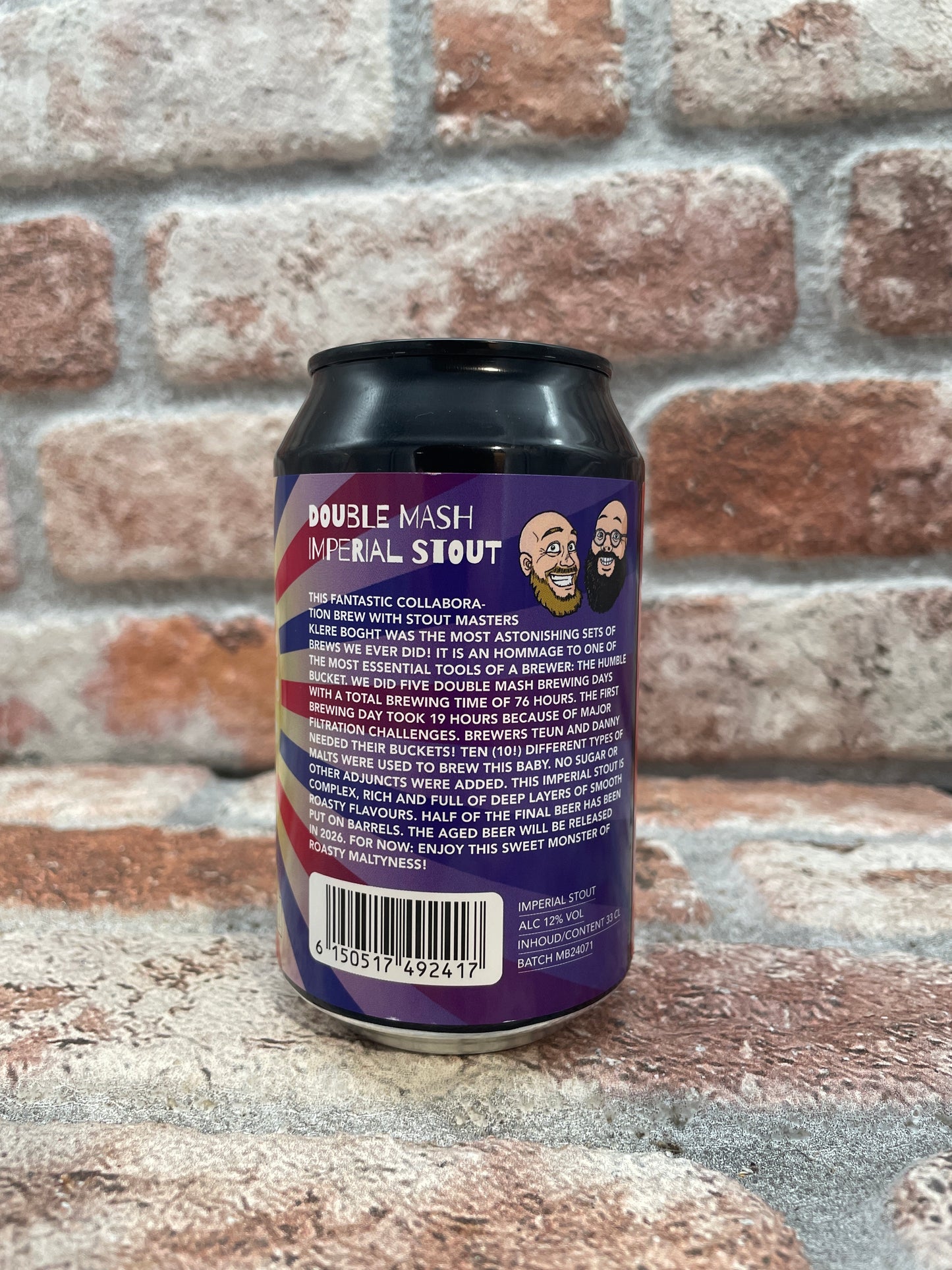 Muifel Brouwerij 2 Guys 2 Buckets Stout - 33 CL