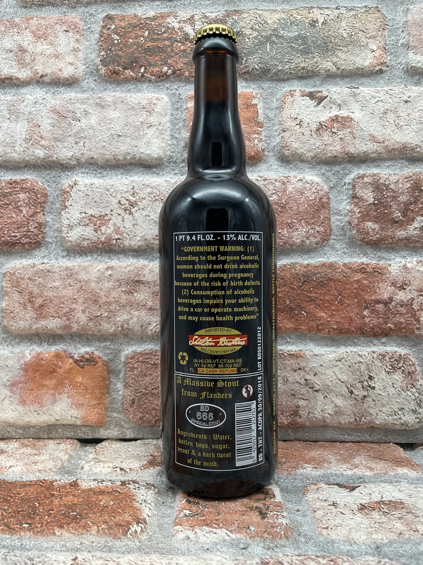 De Struise Brouwers Black Damnation XII - Nuptiale A2 2012 Stout - 75 CL