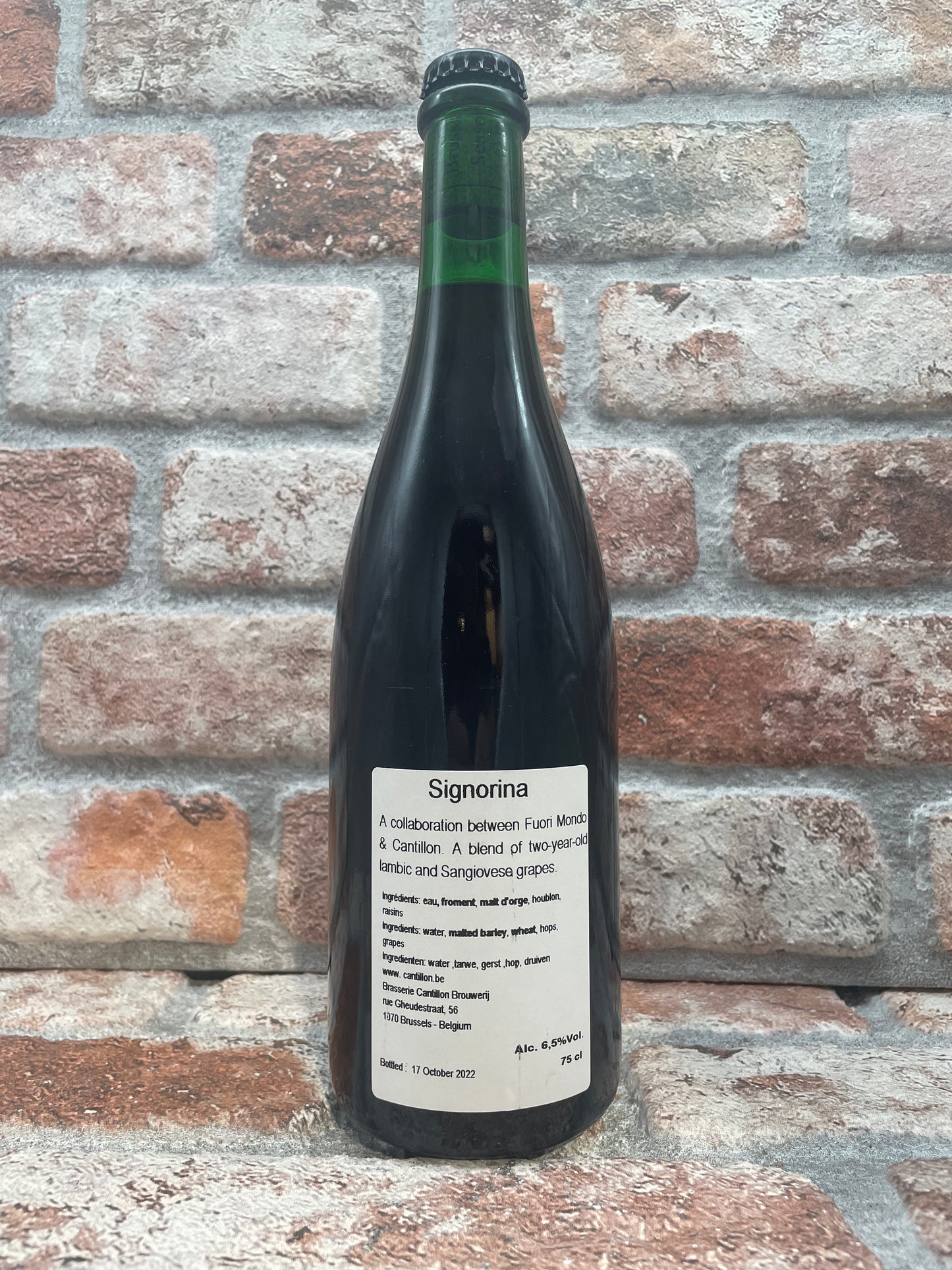 Cantillon Signorina 2022 Lambiek/Geuze - 75 CL