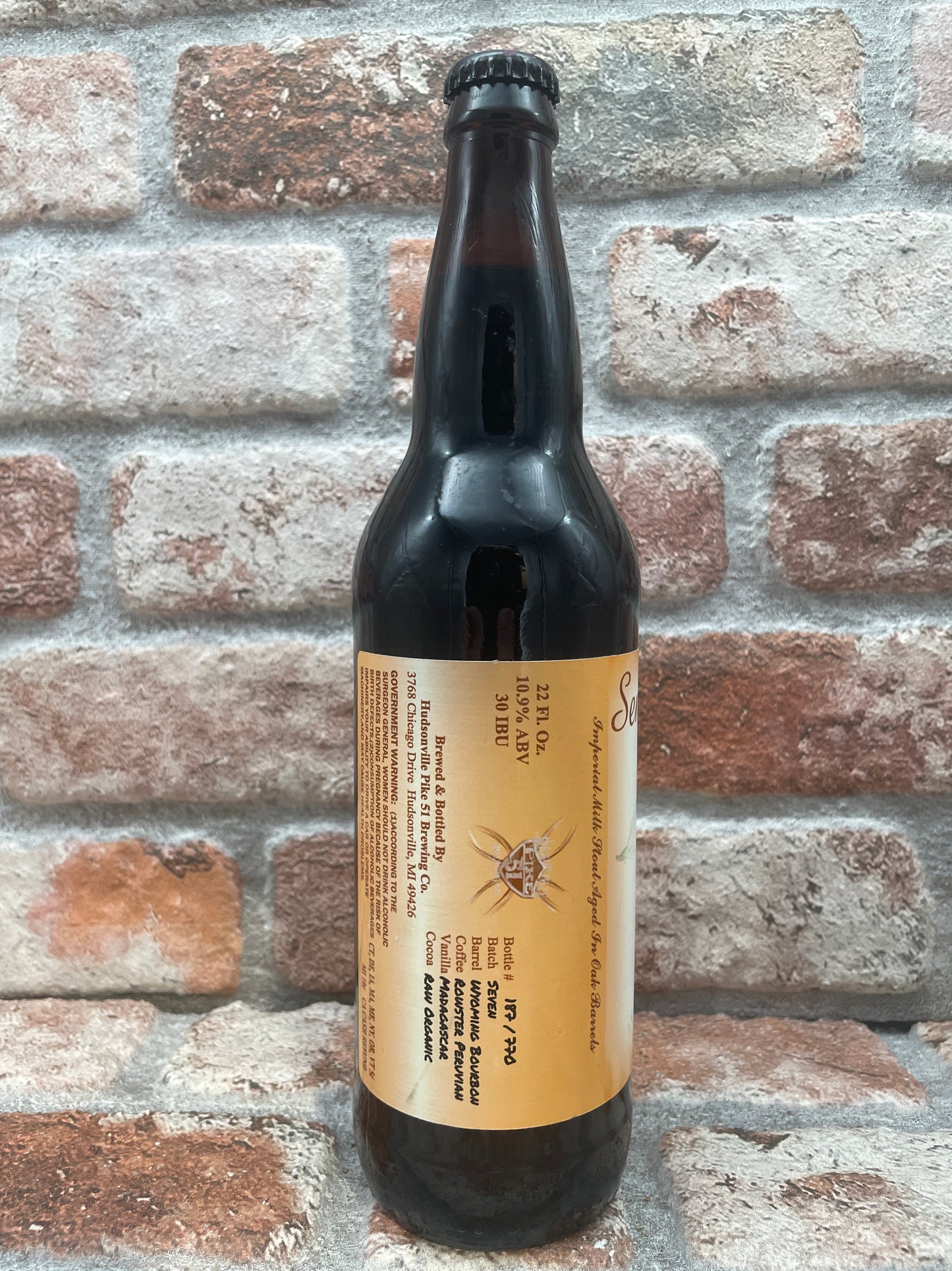 Pike 51 Sensual Bean Batch Seven (Wyoming Bourbon) 2017 Stout - 65 CL