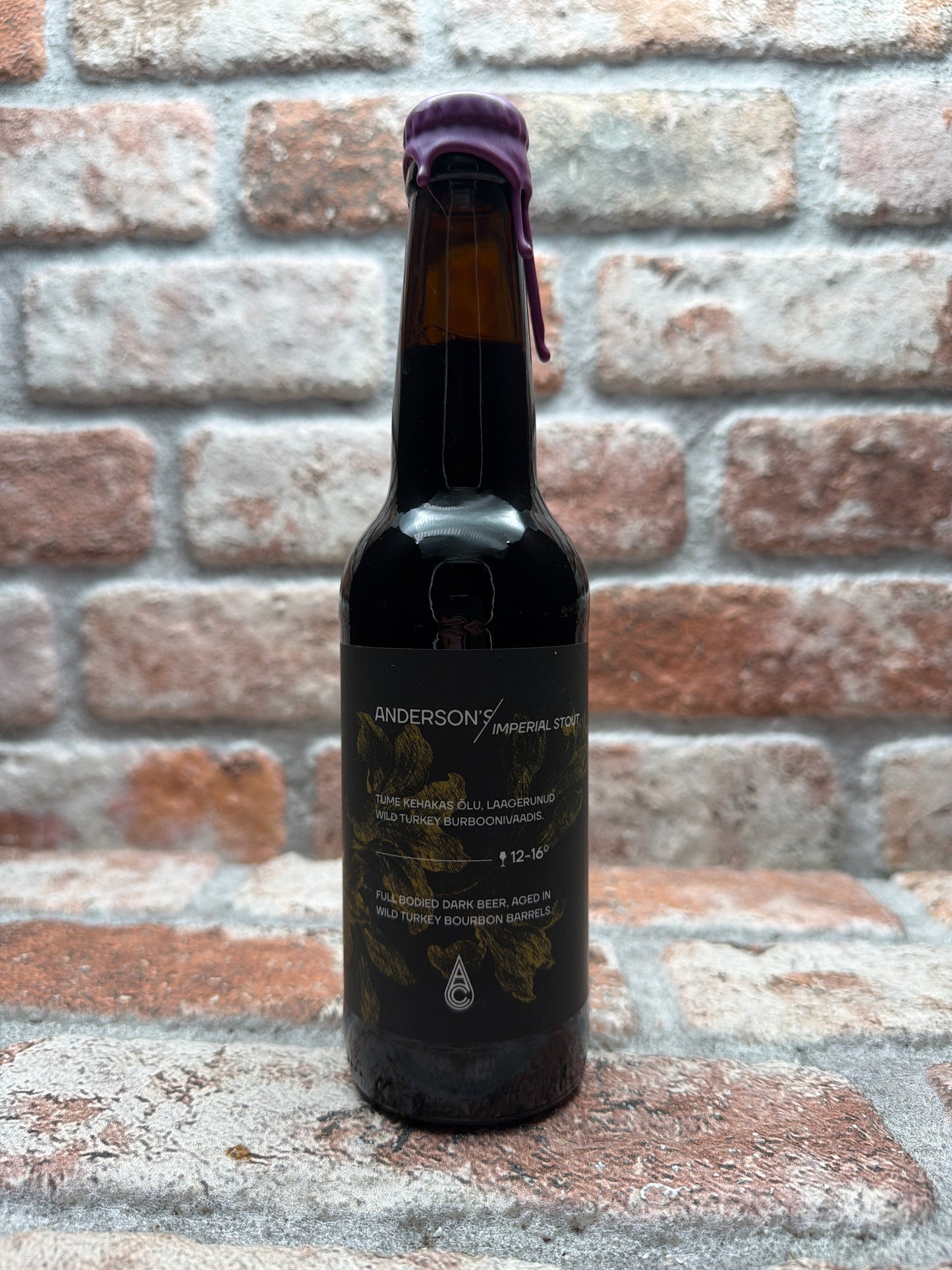 Anderson's Brewery Black To Basics (Wild Turkey BA) Stout - 33 CL