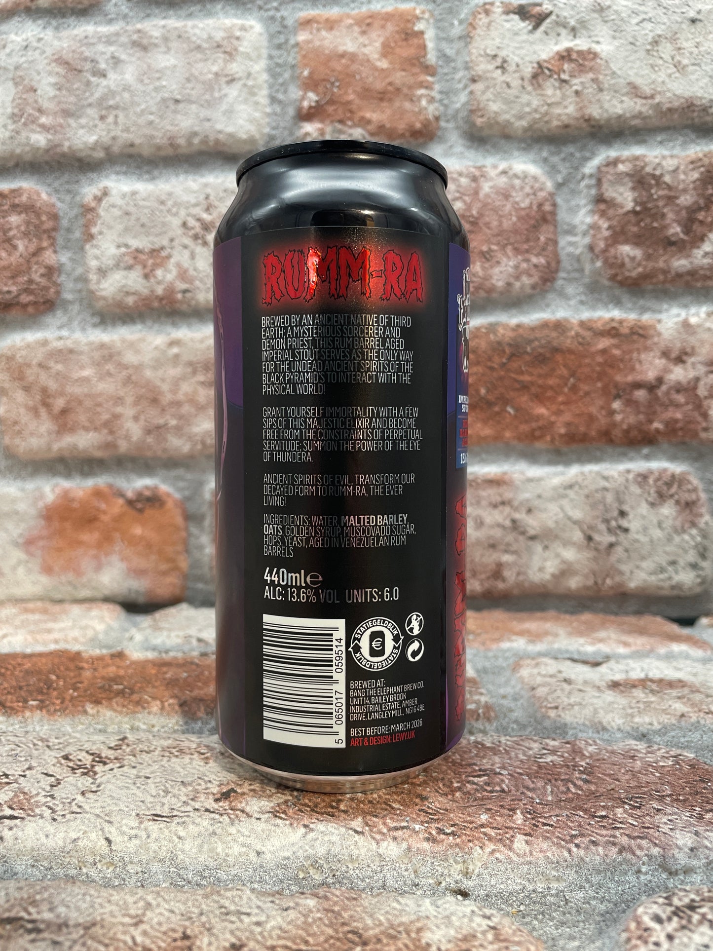 Bang The Elephant Rumm-Ra Stout - 44 CL