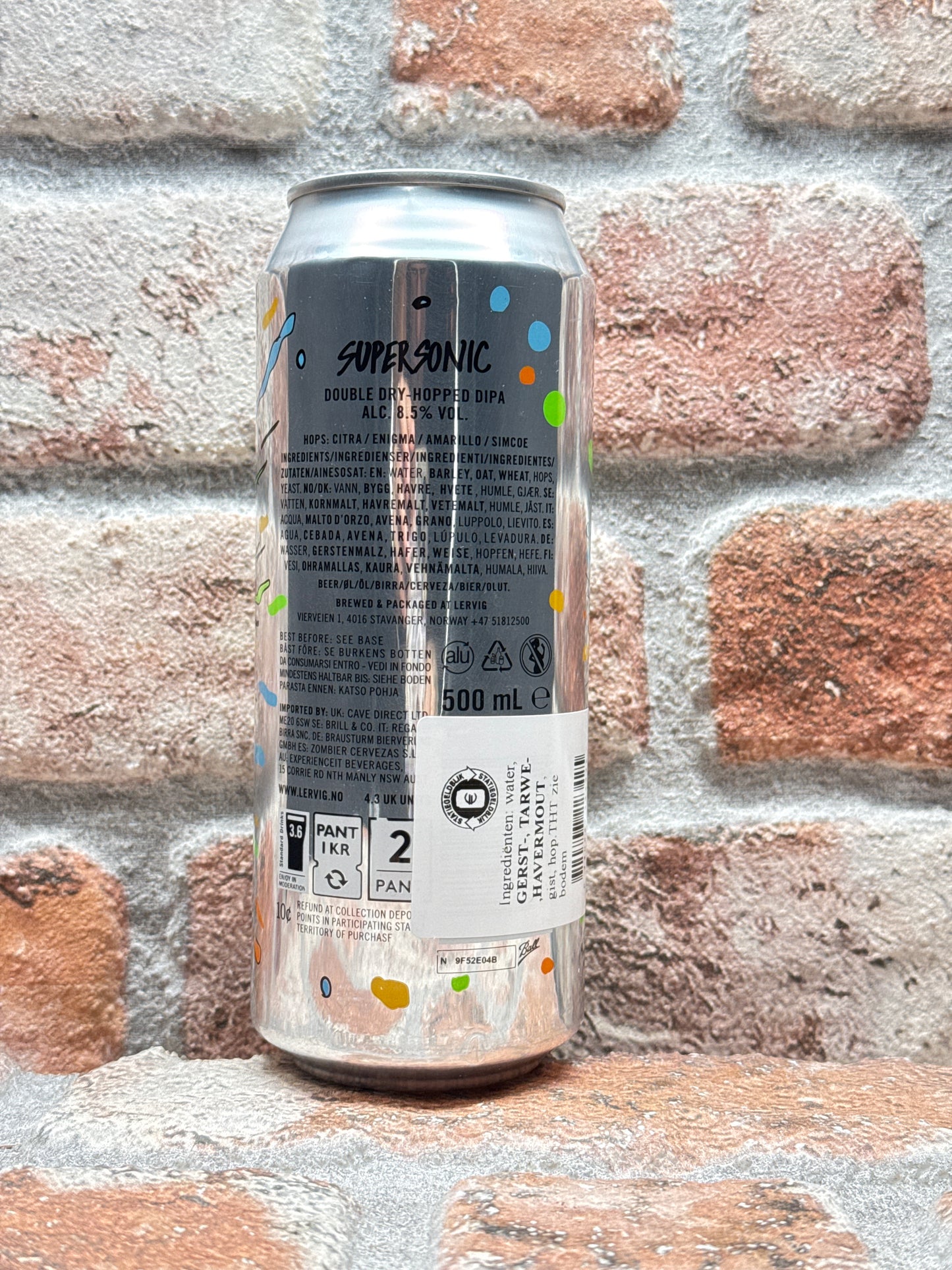 LERVIG Supersonic IPA - 44 CL