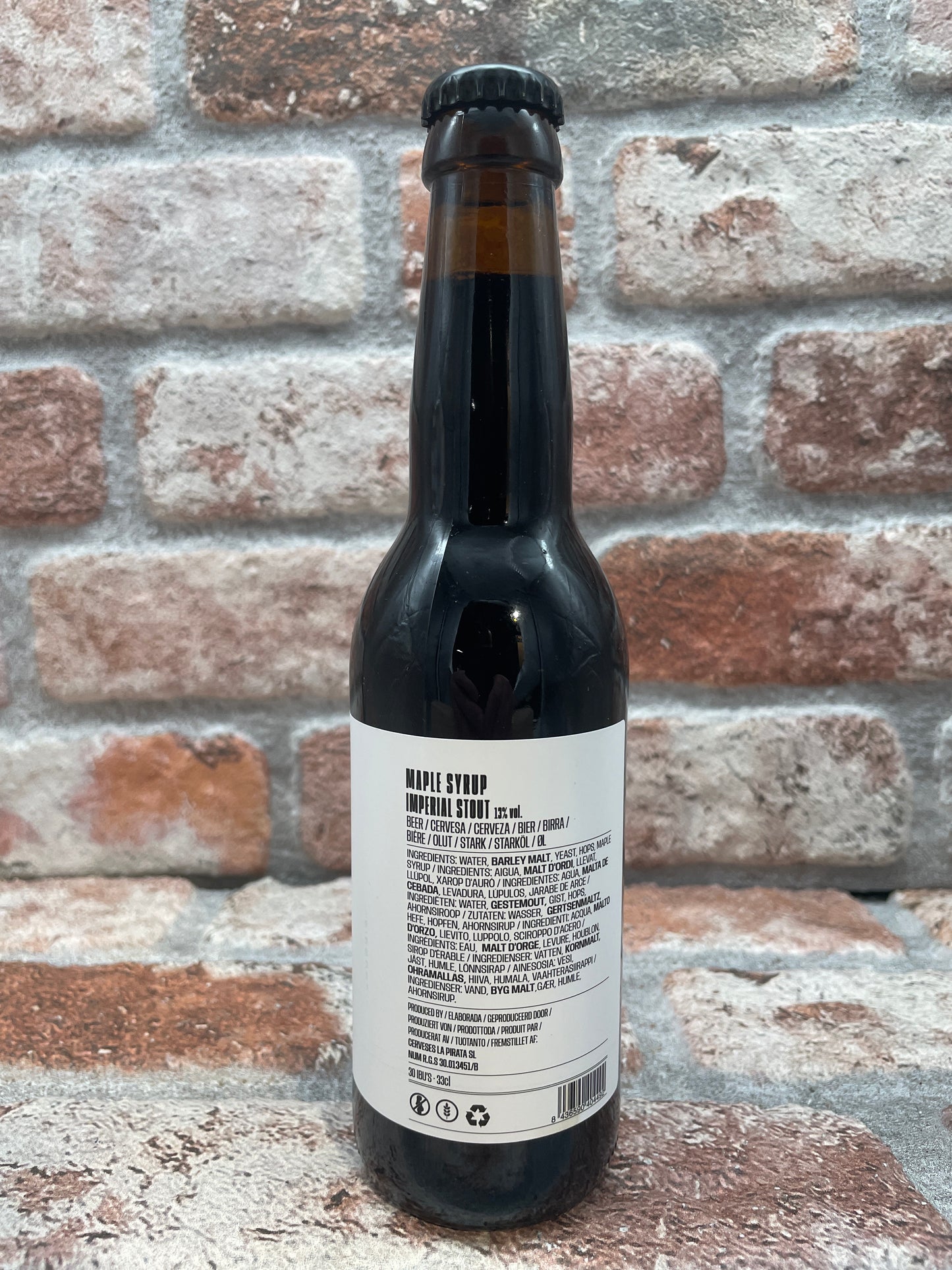 Menno Olivier Series 1 : Maple Syrup Stout - 33 CL