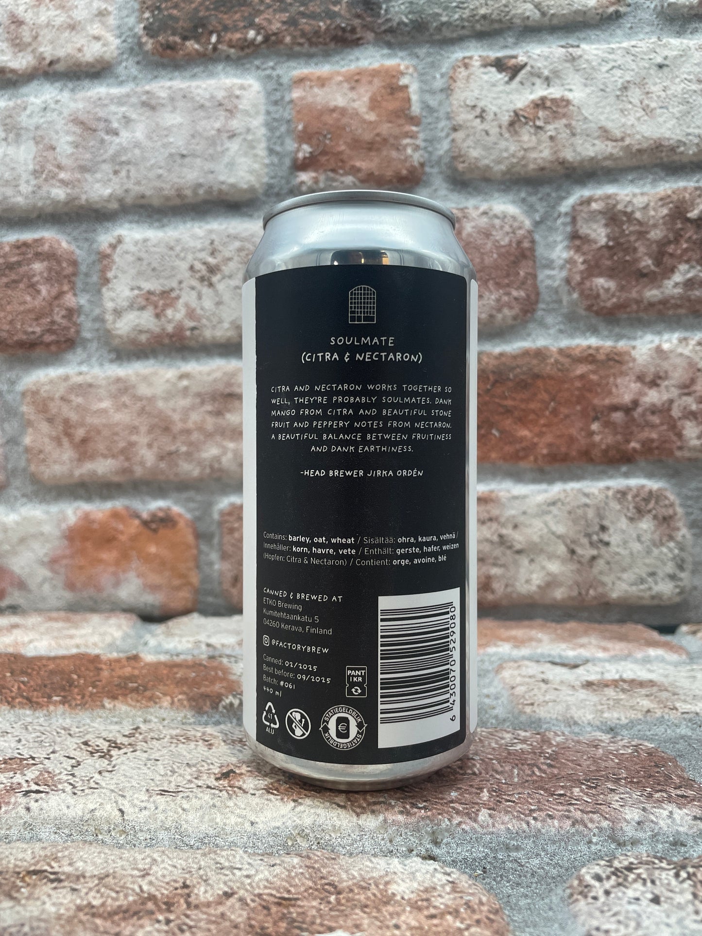 Factory Brewing Soulmate DIPA - 44 CL