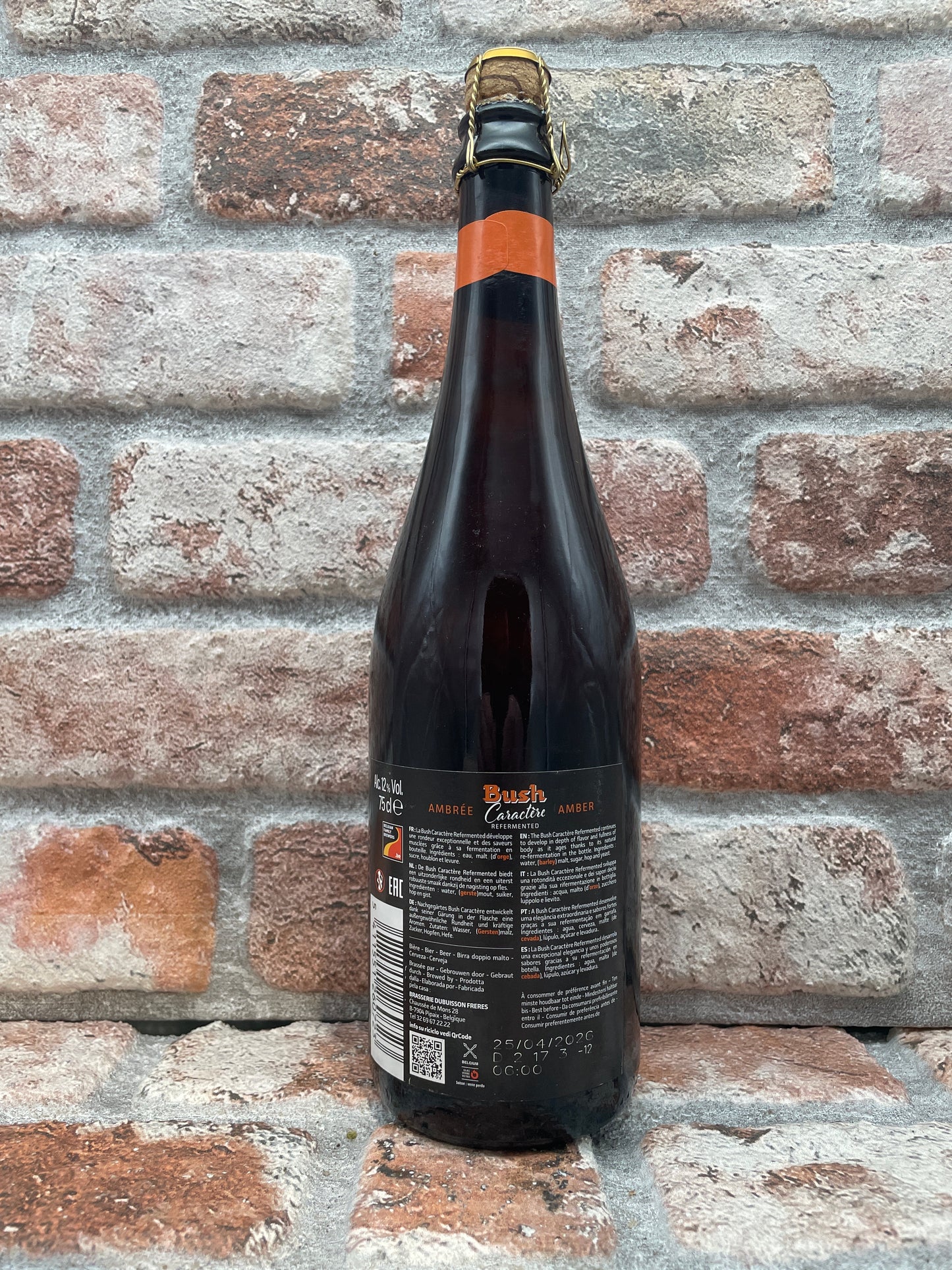 Bush Caractere Amber - 75 CL