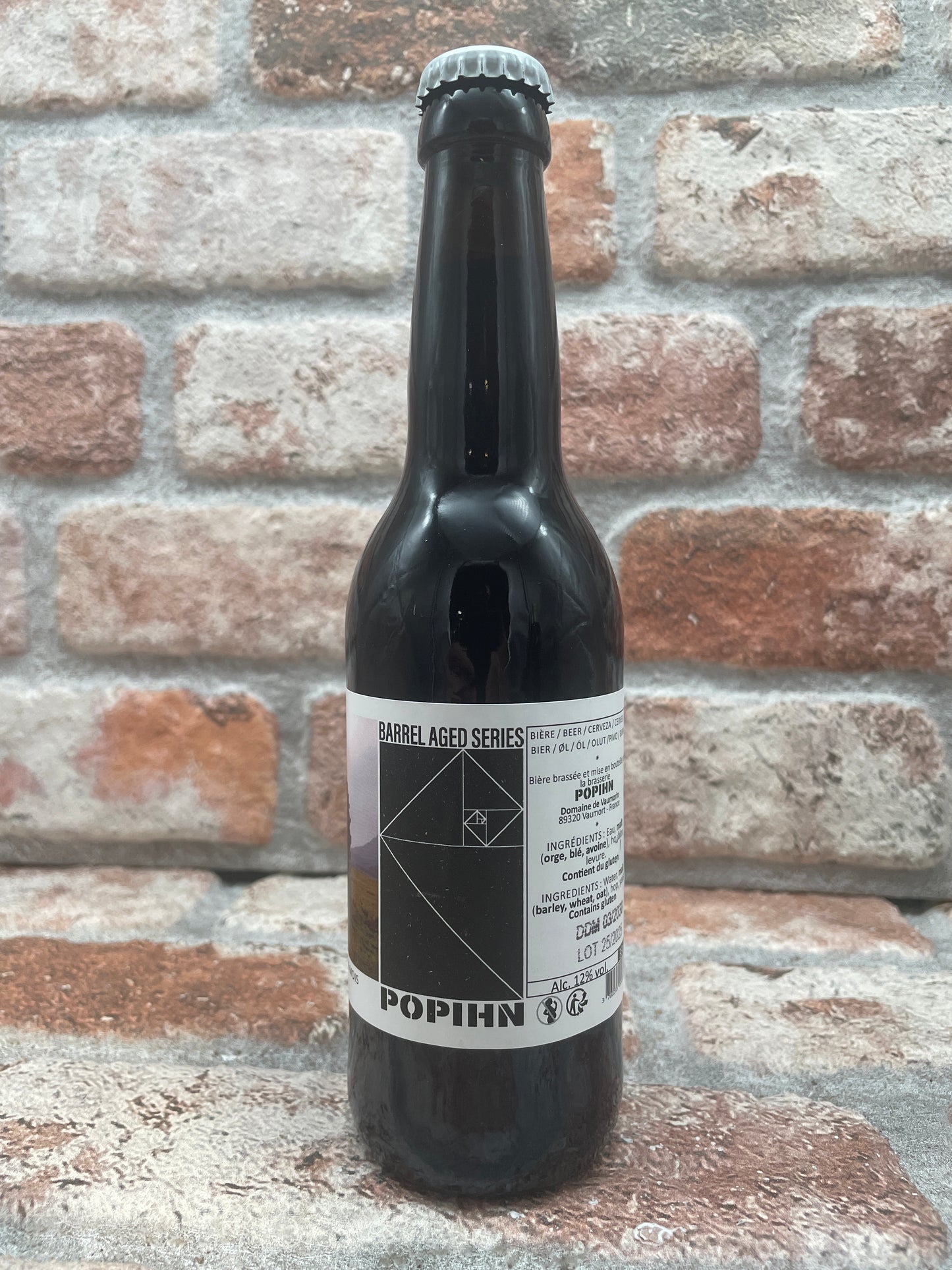 Pophin Peated Scotch Whisky B.A. 16 mois Stout - 33 CL
