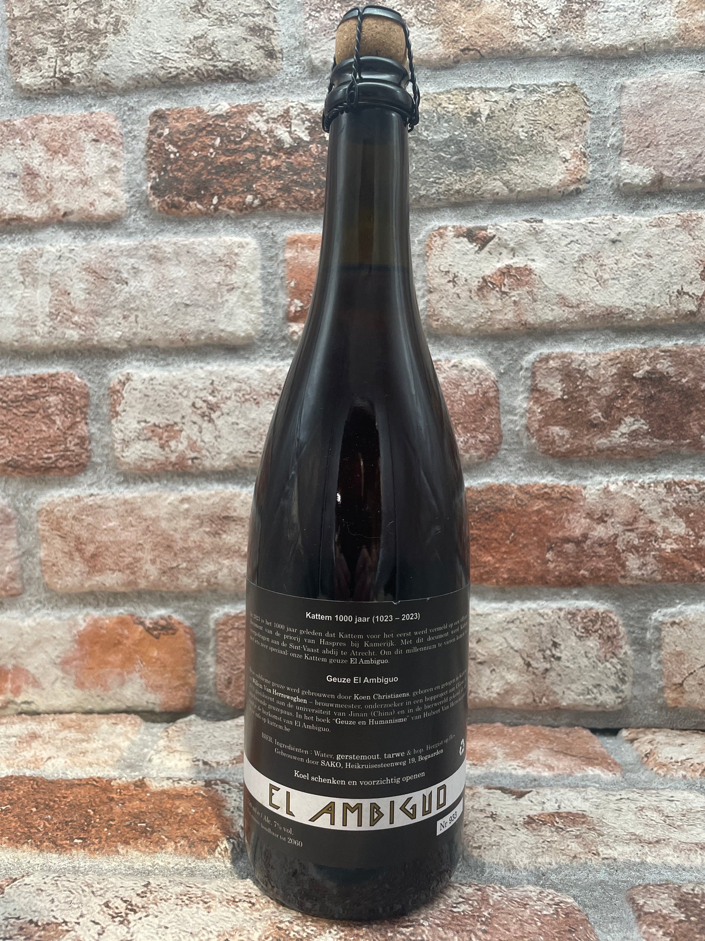 Sako Brewery El Ambiguo 2023 Lambiek/Geuze - 75 CL