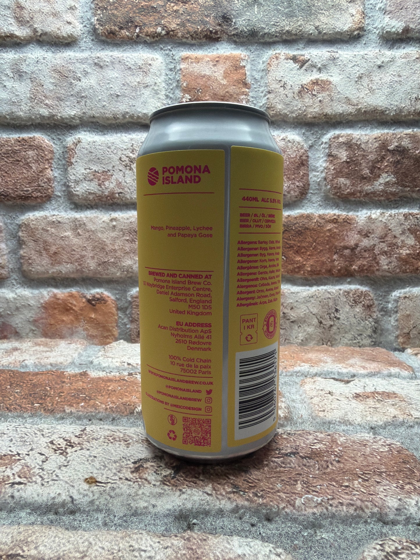Pomona Island Brew Co. TREAT YOUR MOTHER RIGHT Sour - 44 CL