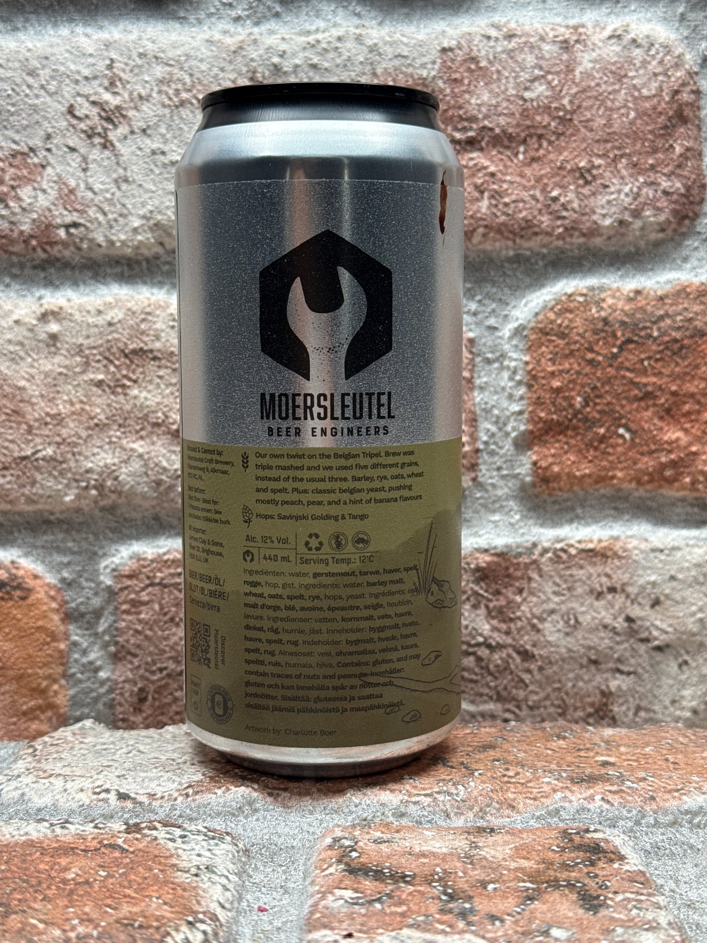Moersleutel Craft Brewery Ancient Engineering: Biface Tripel - 44 CL