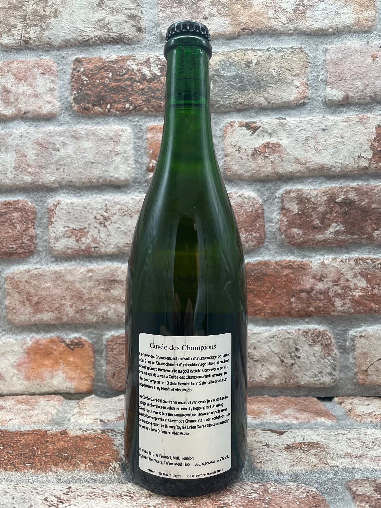Cantillon Cuvée Des Champions 2021 Lambiek/Geuze - 75 CL