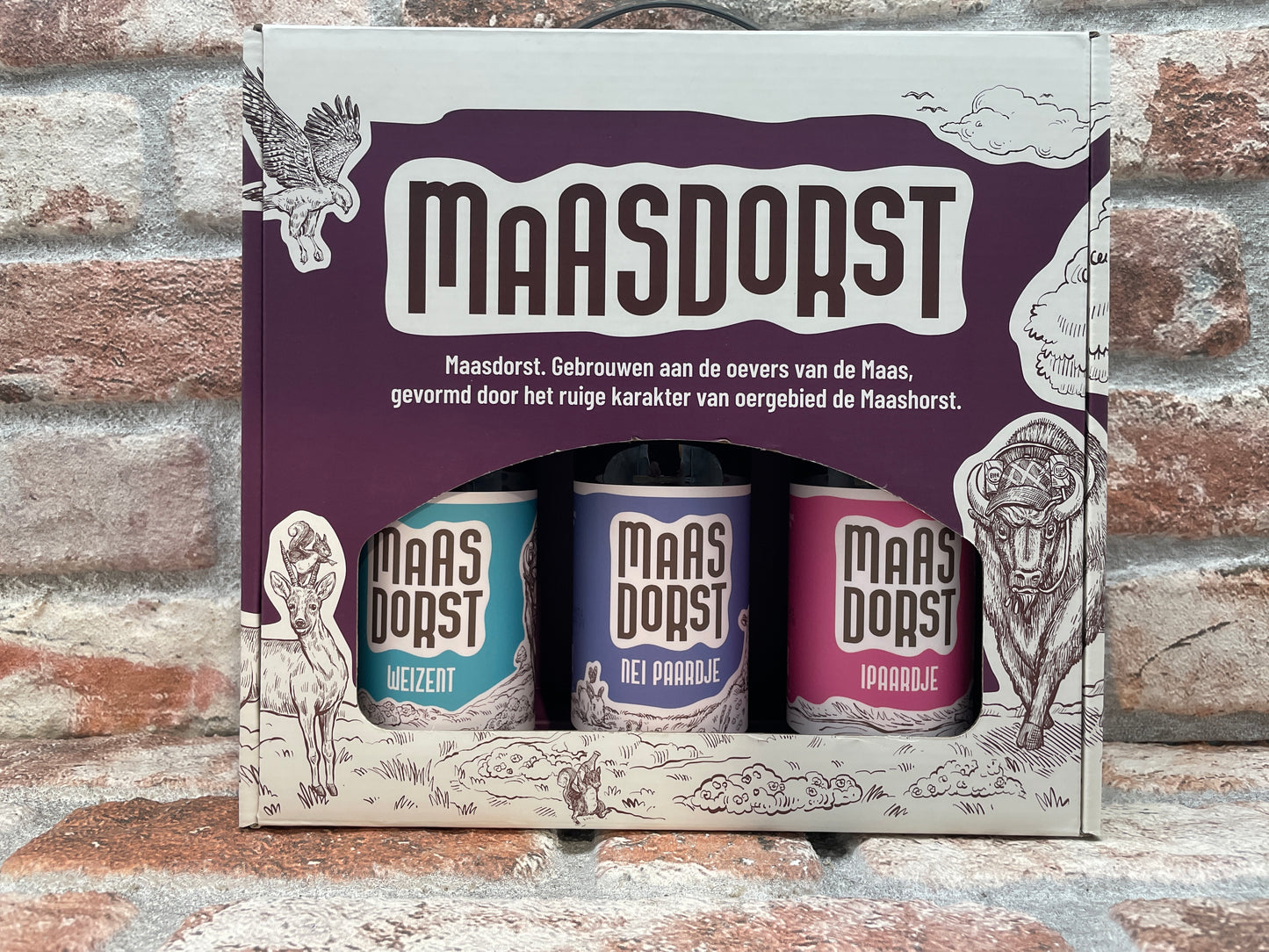 Maasdorst Cadeauset 3 fles Cadeaupakket - 33 CL