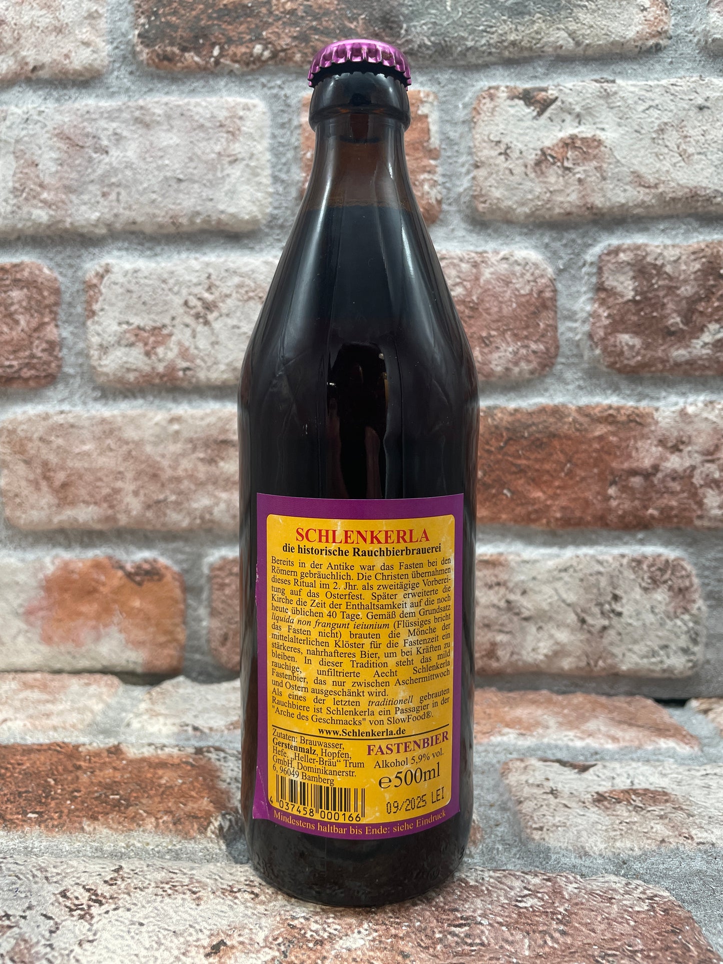 Aecht Schenkerla Rauchbier - Fastenbier 2025 - 50 CL