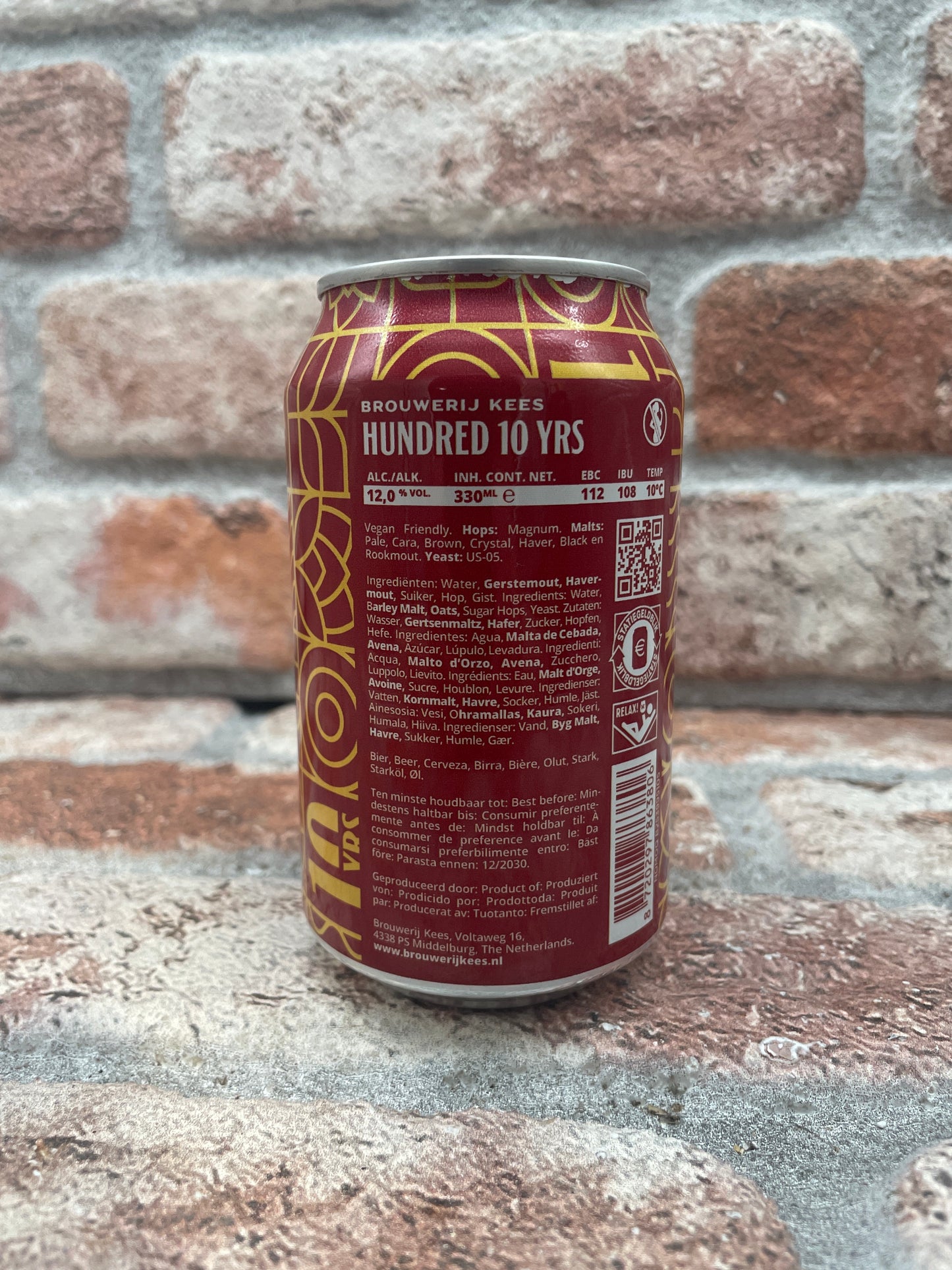 Brouwerij Kees Hundred (10 Years Edition) Stout - 33 CL