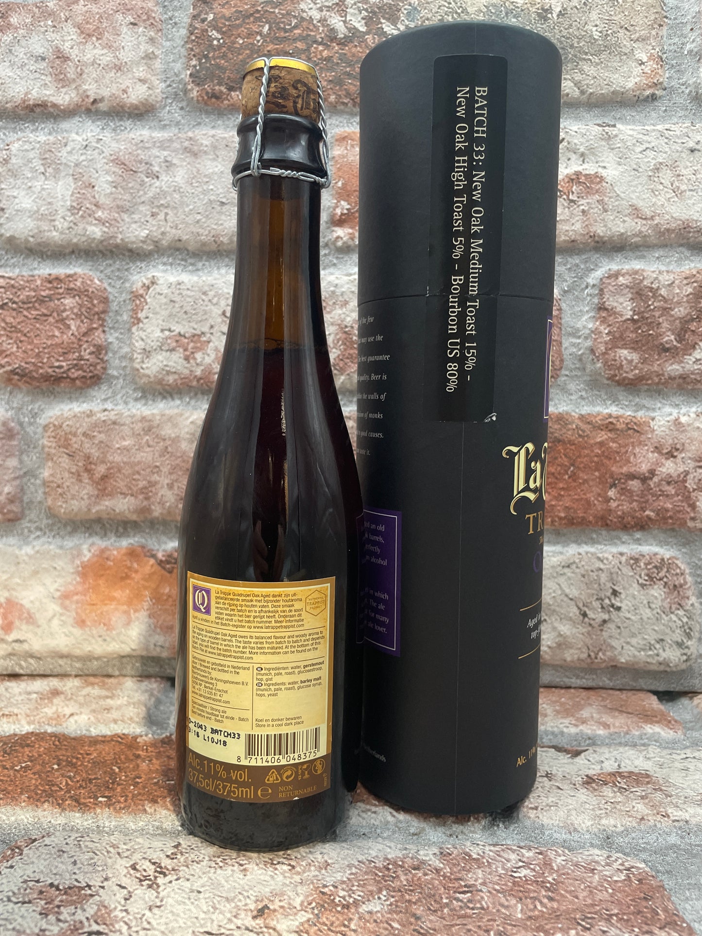 La Trappe Oak Aged Batch 33 2018 Quadrupel - 37.5 CL