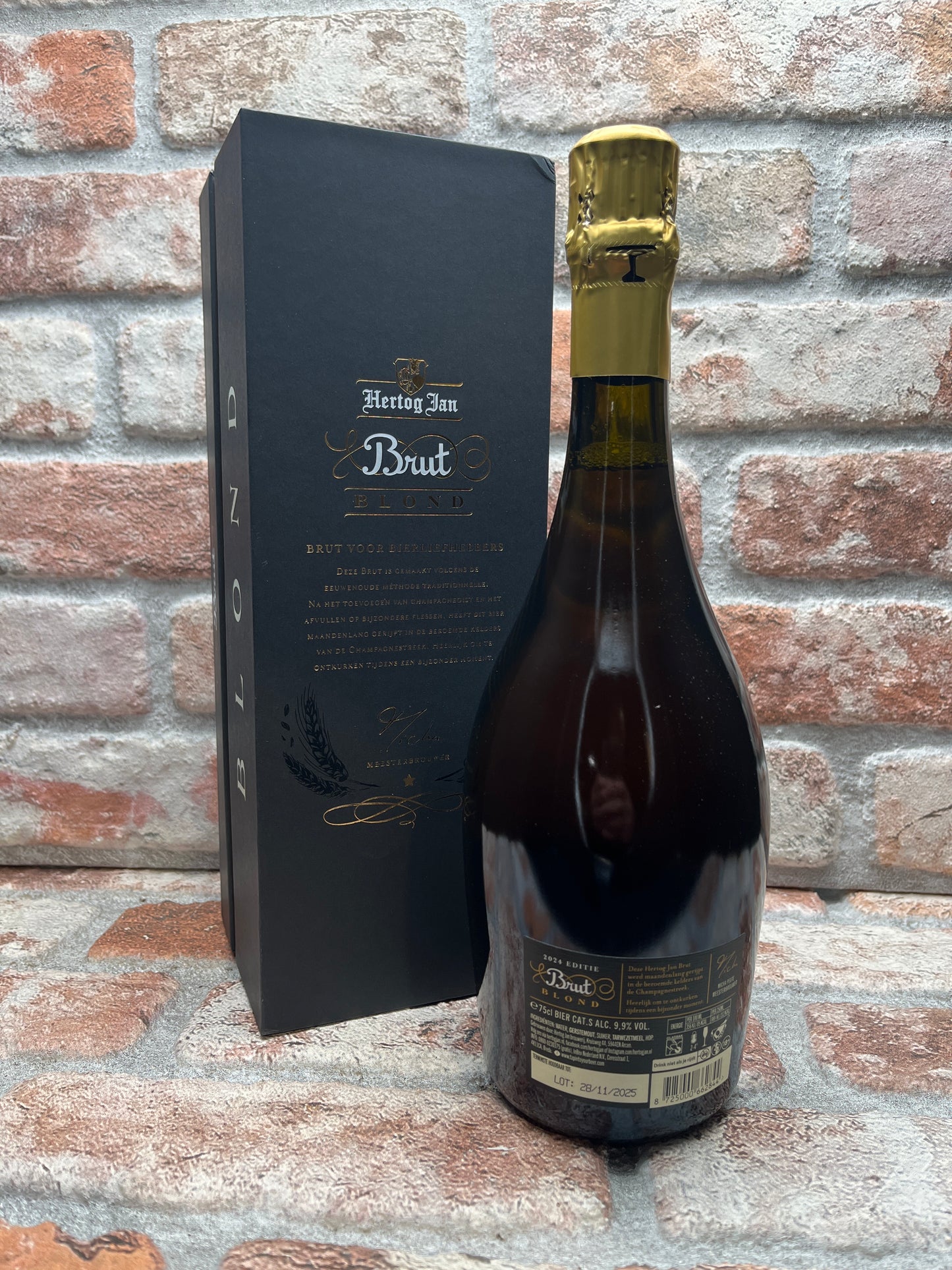 Hertog Jan Brut Blond Champagnebier met doos - 75 CL