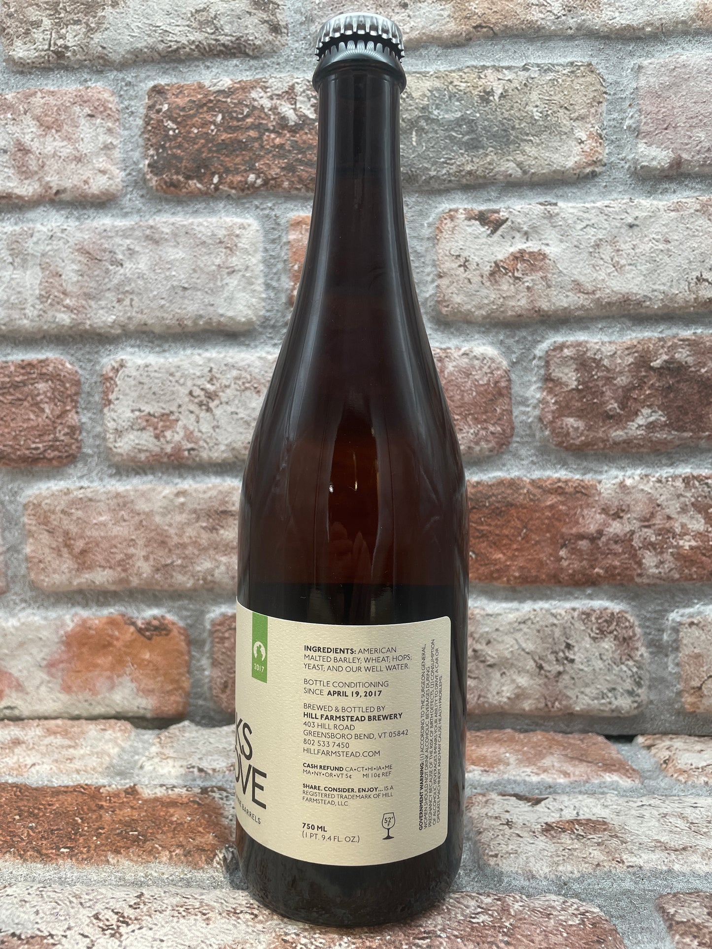 Hill Farmstead Works of Love: Monk's Cafe 2017 Saison Ale - 75 CL