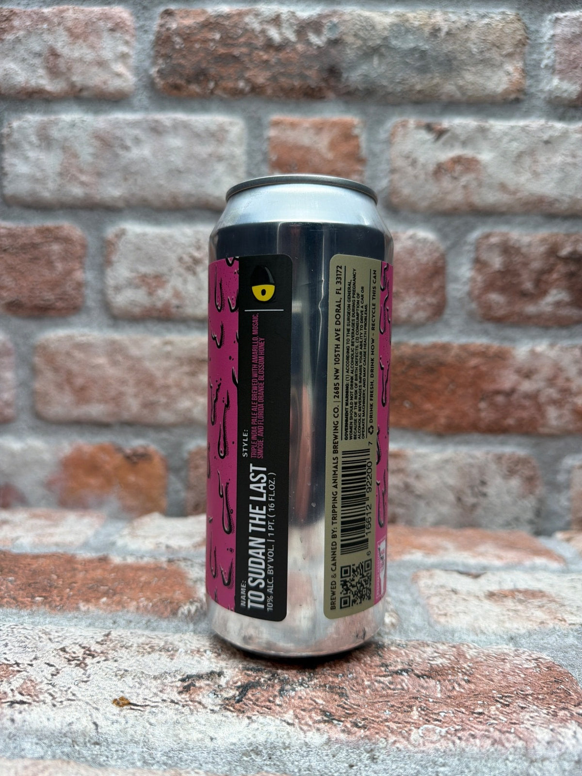 Tripping Animals Brewing Co. To Sudan the Last — achterkant