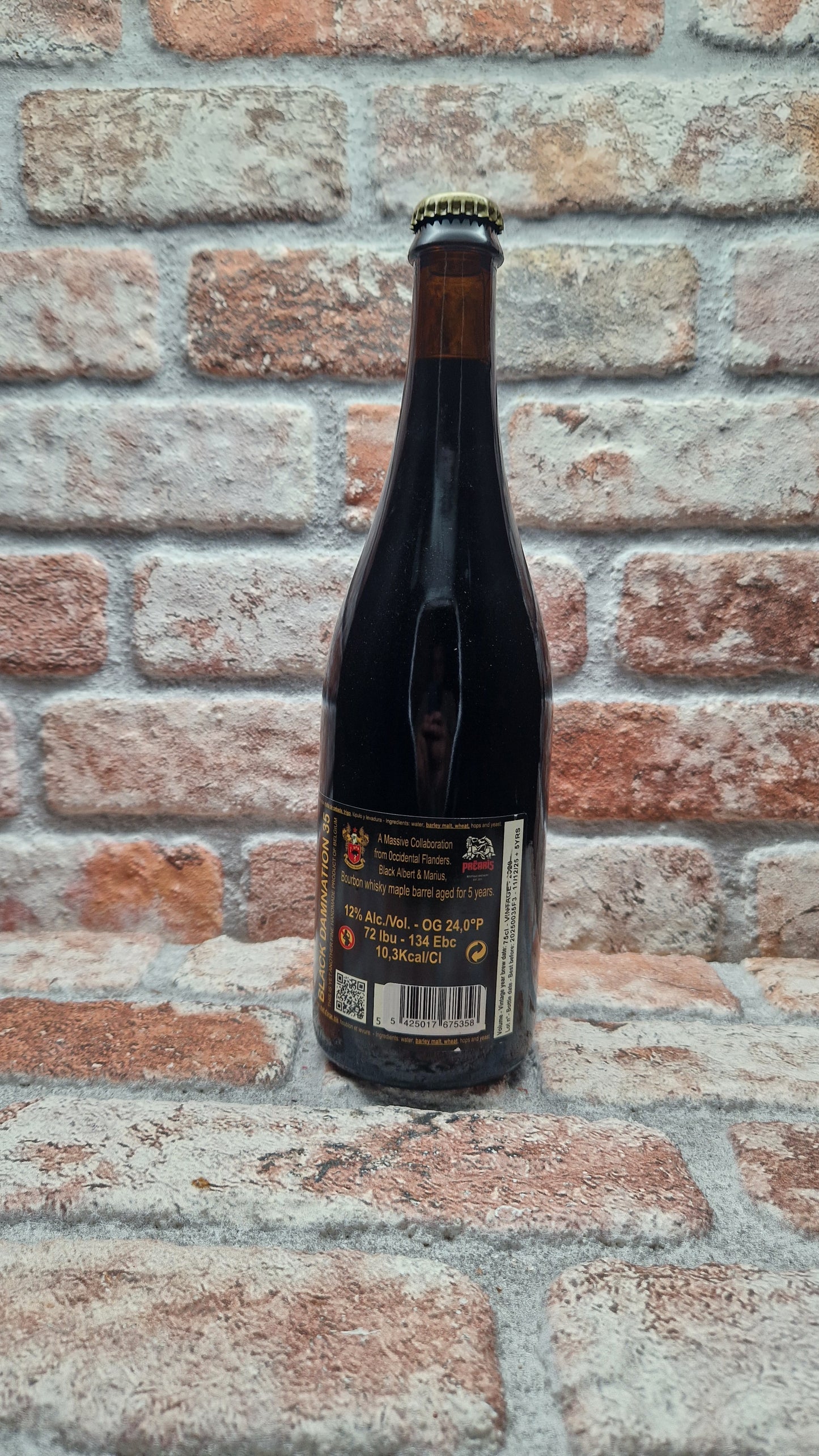 De Struise Brouwers Black Damnation 35 A.K.A. Masters of Darkness V (BA Bourbon Maple) Stout - 75 CL