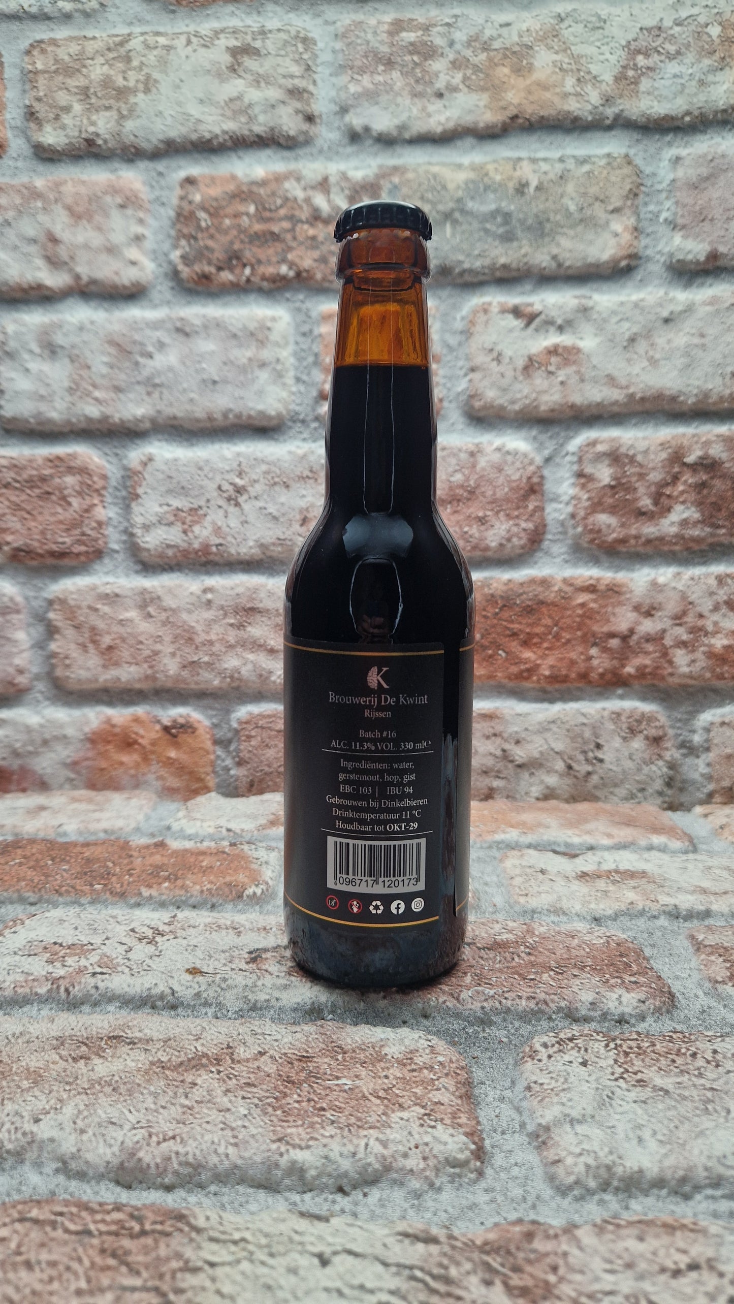 Brouwerij De Kwint Opdonder (Batch#16) Stout - 33 CL