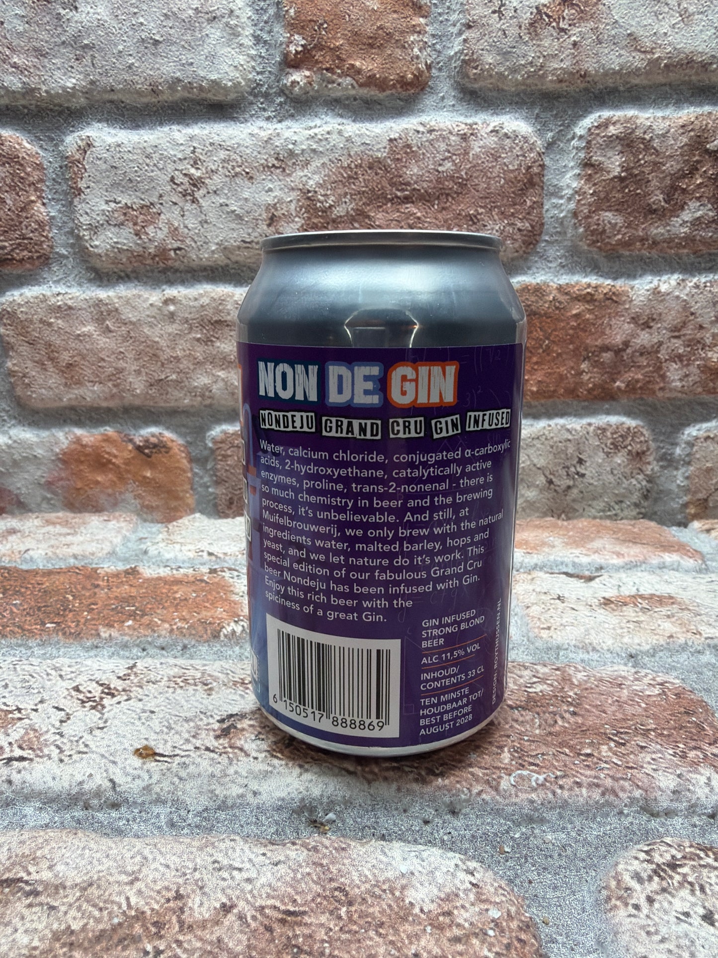 Muifel Brouwerij Non De Gin (Nondeju Grand Cru Gin Infused - 33 CL