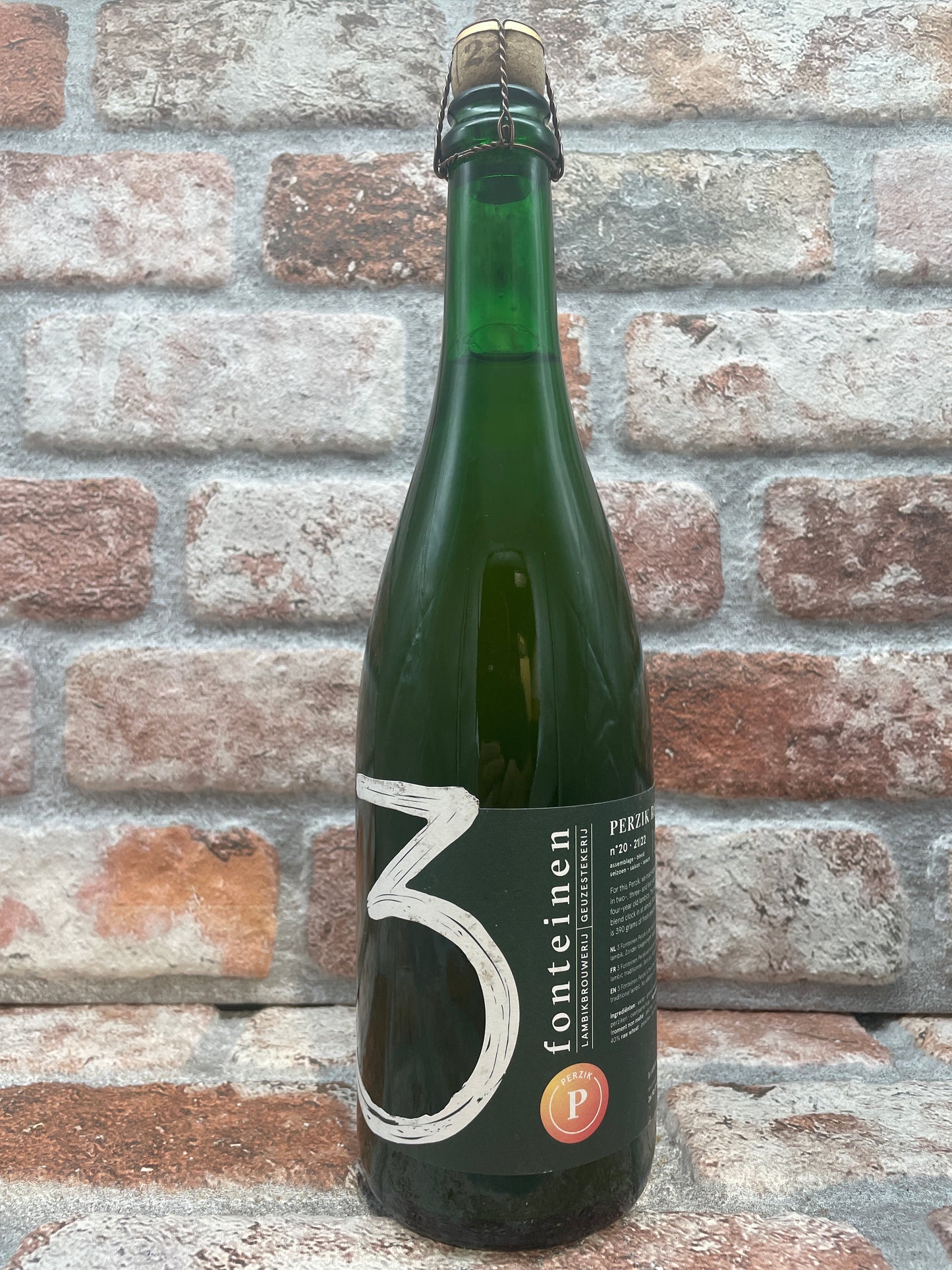 3 Fonteinen Perzik Rood (Season 20/21) Blend No. 20 2022 Lambiek/Geuze - 75 CL