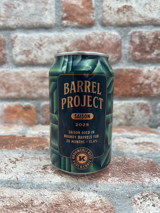 Brouwerij Kees Barrel Project Dark Saison Aged In Brandy Barrels 2025 Saison Ale - 33 CL