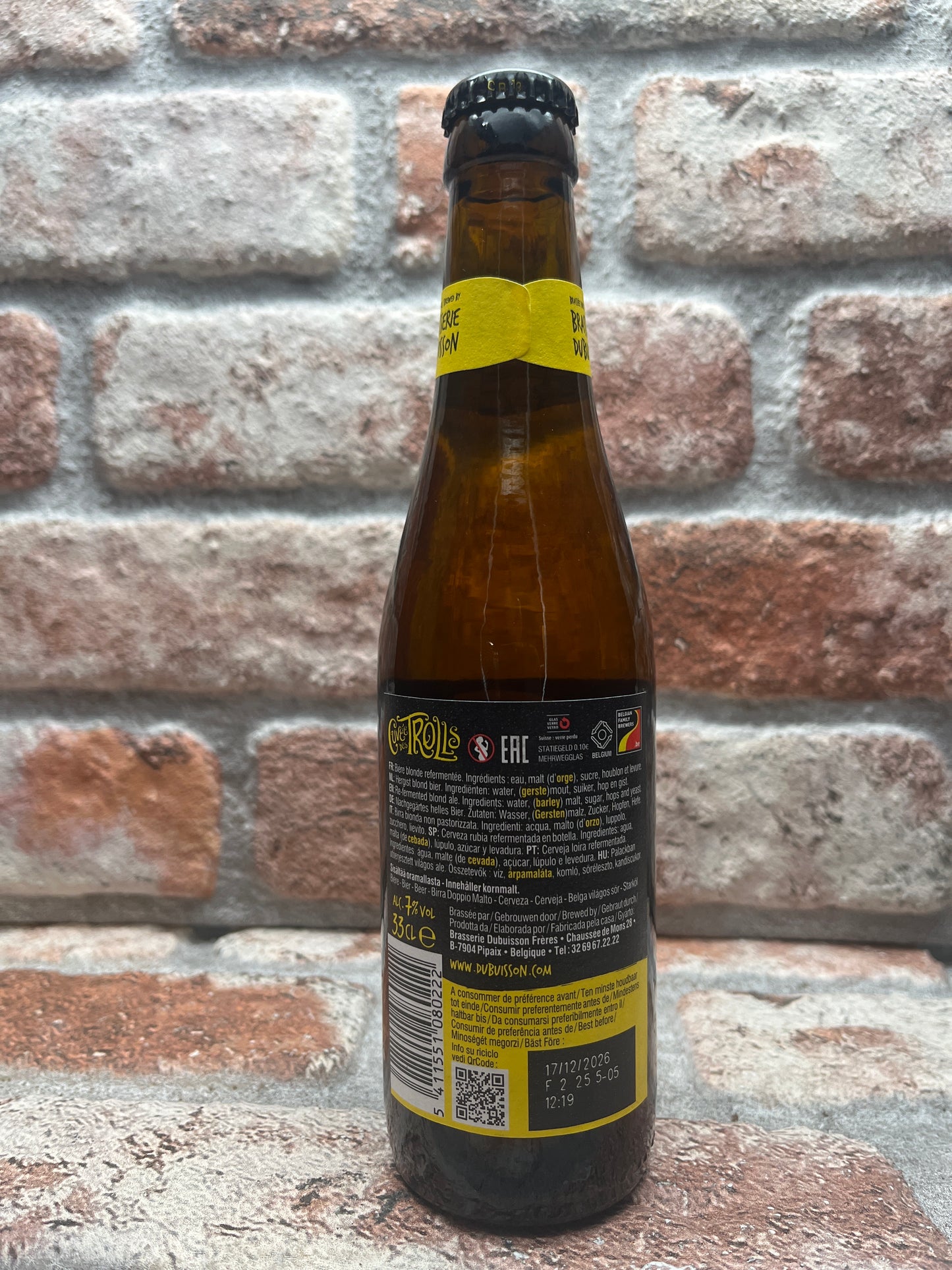 Brasserie Dubuisson Cuvée Des Trolls Blond - 33 CL