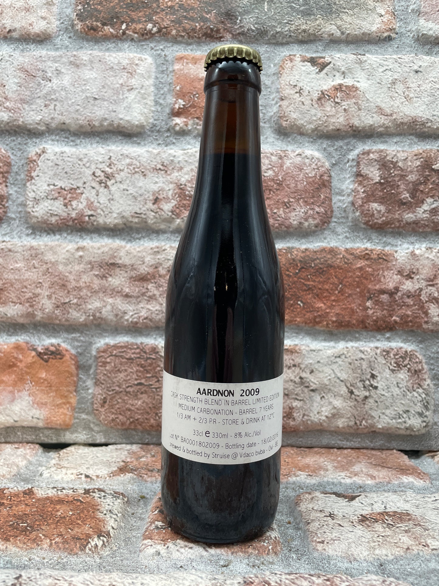De Struise Brouwers Aardnon / Earthnun Cask Strength 2009 - 33 CL