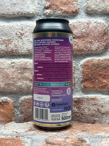 Funky Fluid Gelato XTREME: Blueberry Cheesecake Scoop Sour - 50 CL