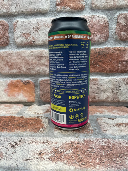 Funky Fluid Hopwitch DDH Triple NEIPA - 44 CL