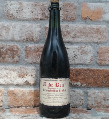 Hanssens Artisanaal Oude Kriek handgeplukte Schaerbeekse krieken 2015 - 75 CL