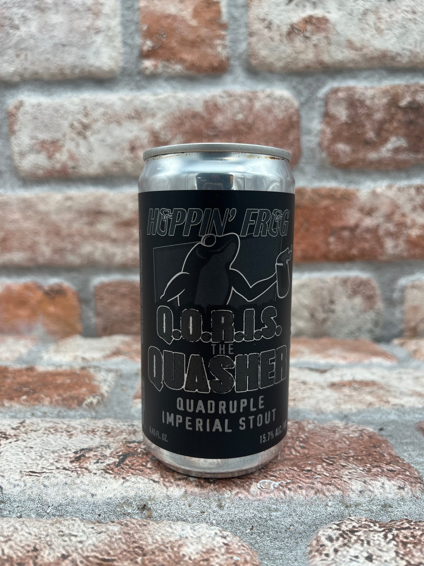 Hoppin'Frog Q.O.R.I.S. The Quasher Quadruple Oatmeal-Imperial Stout - 20 CL