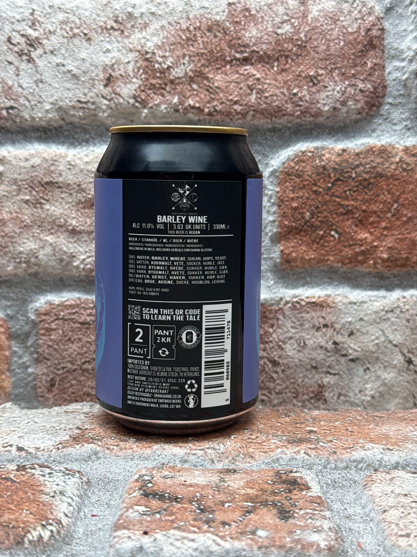 Tartarus Beers Sermilik Barleywine - 33 CL