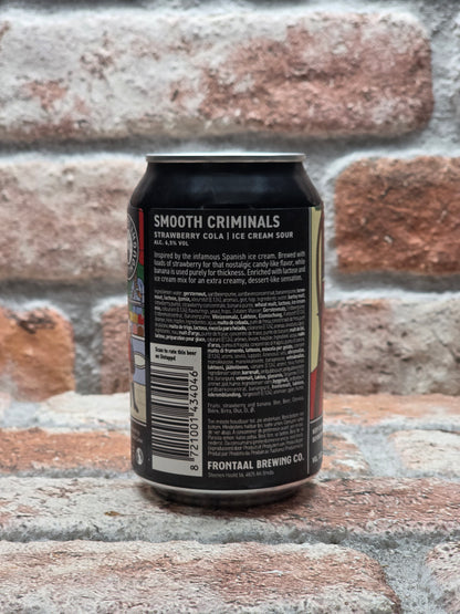Frontaal Brewing Co. Smooth Criminals: Strawberry Cola Sour - 33 CL