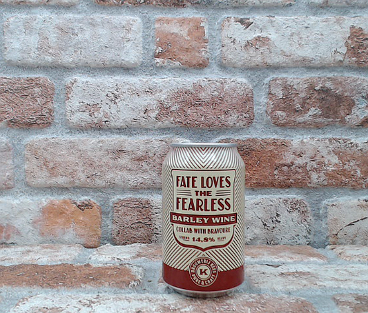 Brouwerij Kees Fate loves the fearless collab Bravoure Barleywine - 33 CL