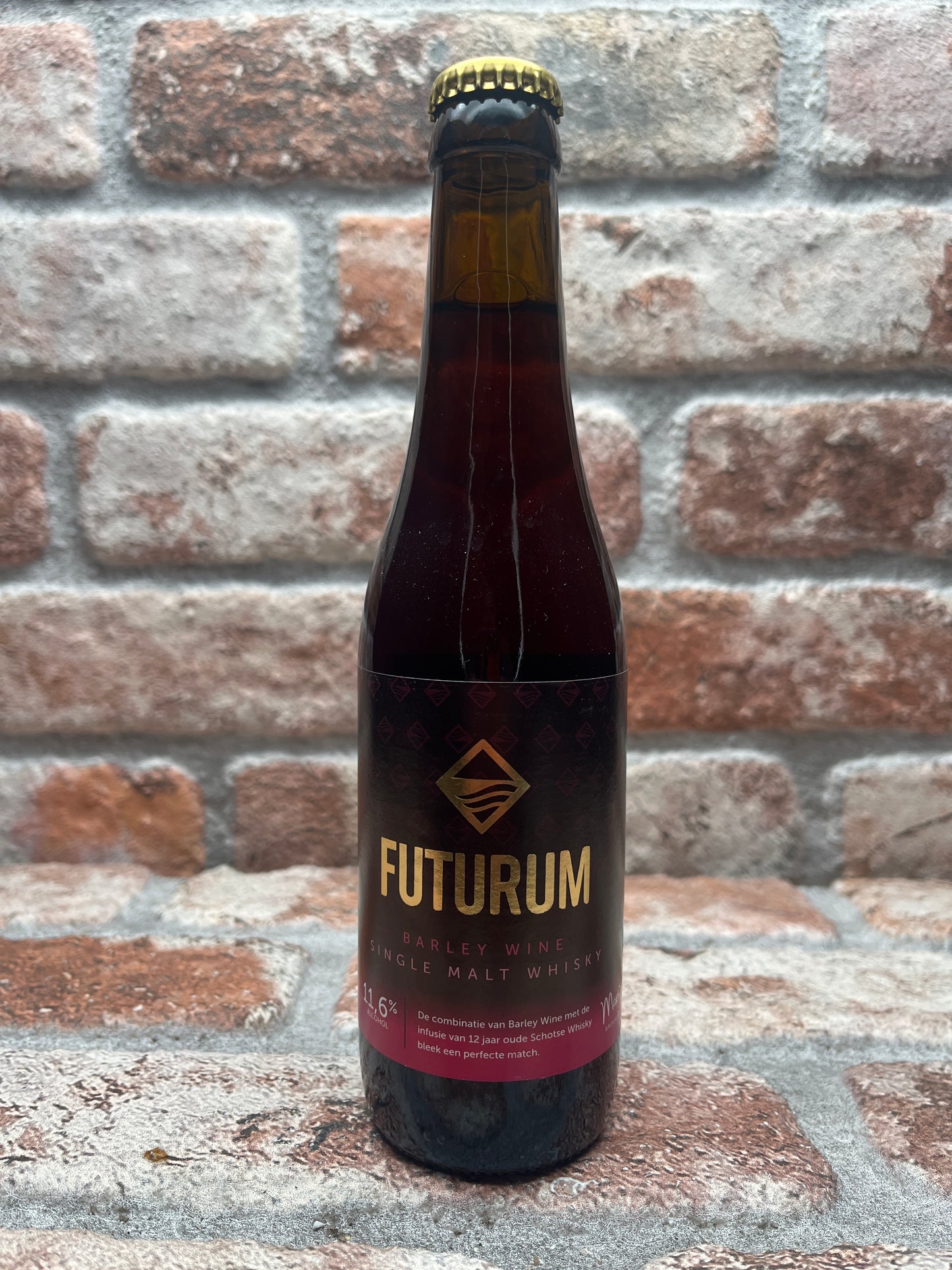 Brouwerij De Toekomst Futurum Barley Wine Infused Single Malt Whisky Barleywine - 33 CL