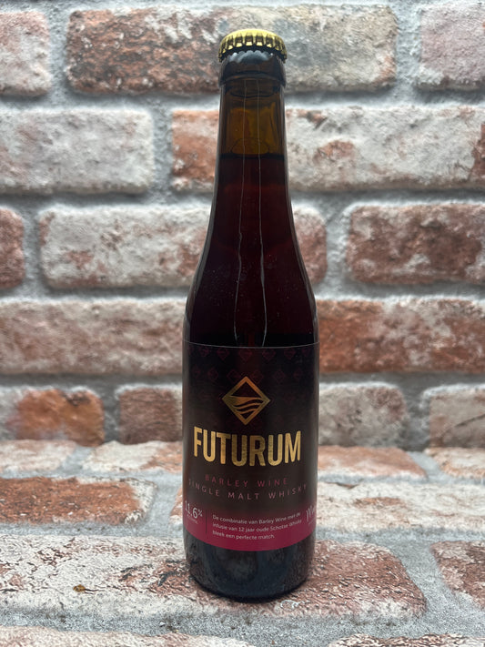 Brouwerij De Toekomst Futurum Barley Wine Infused Single Malt Whisky Barleywine - 33 CL